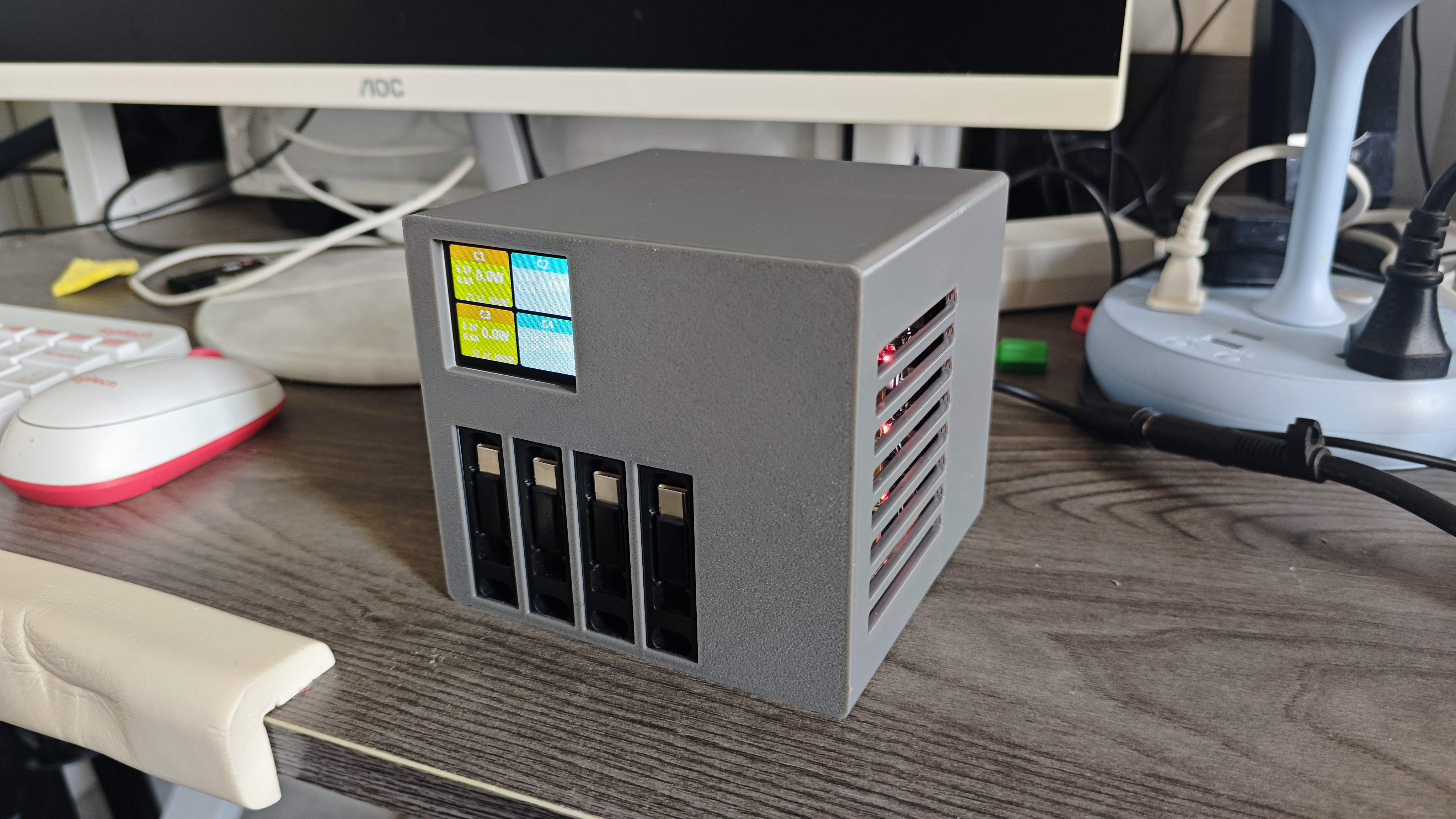 esp32+sw3518实现桌面充电站