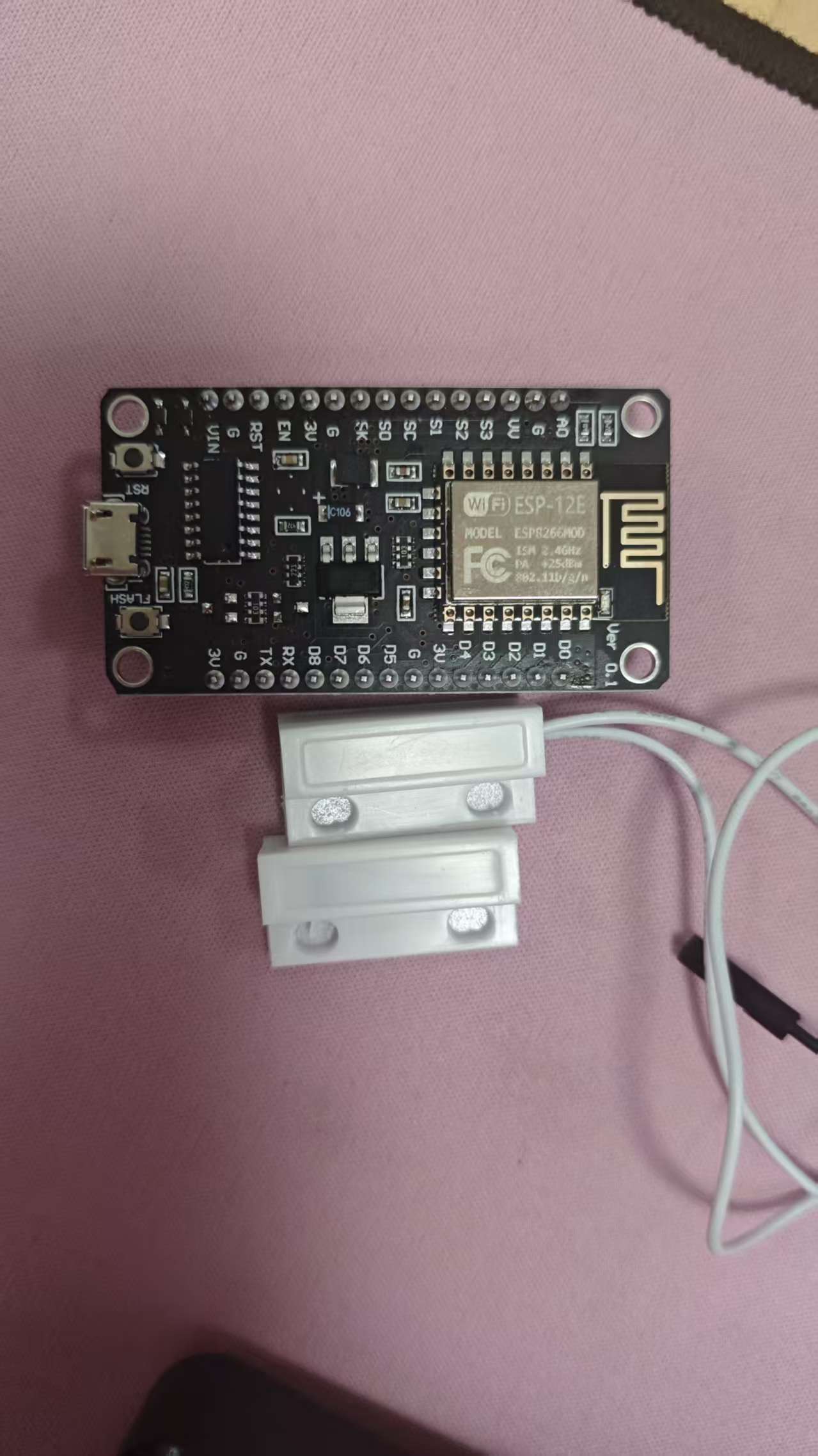 esp8266+MC-38门磁开关